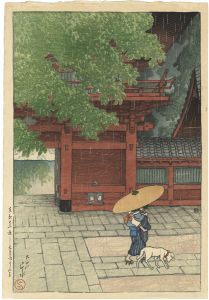 12 Scenes of Tokyo / May rain at the Sanno Temple