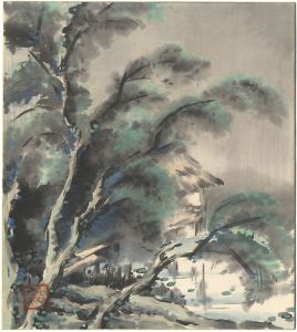 Miyachi Shiko / 自筆色紙