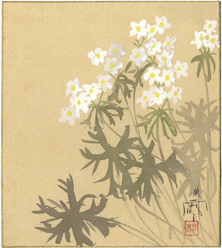 Maruyama Banka “自筆色紙”