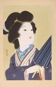 New Ukiyo-e Style Beauties / May, Fine Weather in May