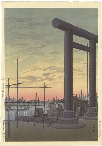 100 Views of New Tokyo / Tsukuda Sumiyoshi Shrine