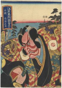 Toyokuni III / Pictures of Famous Places in Edo / Shirogane : Sato Masakiyo [江戸名所図会　白銀　佐藤正清]