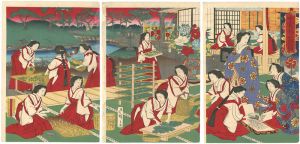 Hiroshige III / 女官養蚕之図 [女官養蚕之図]