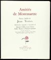 Jean Vertex：Amities de Montmar......