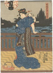 両国夕涼ノ光景