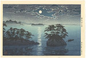 Moonrise at Futago Island, Matsushima