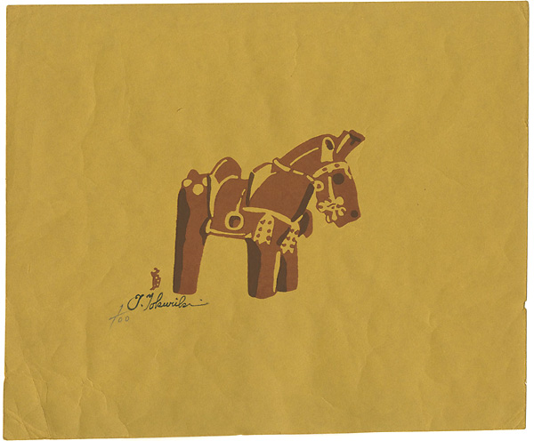 Tokuriki Tomikichiro “Haniwa Horse”