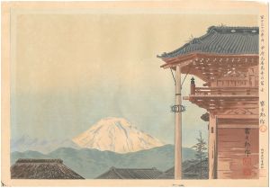 Tokuriki Tomikichiro / 36 Views of Mt. Fuji / Fuji Viewed from the Moto-zenkoji Temple in Kofu