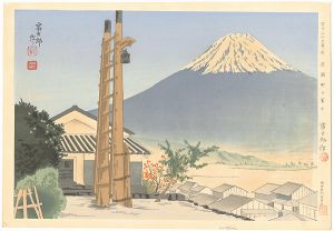 Tokuriki Tomikichiro / 36 Views of Mt. Fuji / Mt. Fuji from Iwabuchi
