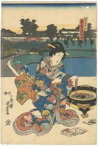 Kunimasa / 江戸名所ノ内　さくら田外 [江戸名所ノ内　さくら田外]
