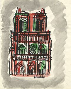 Takabatake Tatsushiro / Painting : Notre Dame, Paris