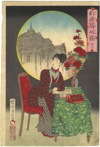 周延 / Daydreams by Magic Lantern / Visiting Western Countries [幻燈寫心競　洋行]