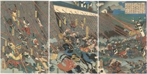 Yoshitora / 武田勝頼膳城素肌攻の図 [武田勝頼膳城素肌攻の図]