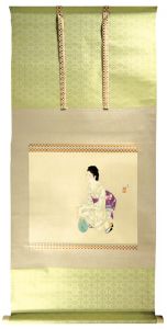小早川清「自筆画幅　夕涼み」