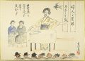 肉筆漫画開国六十年史図絵　女性の覚醒