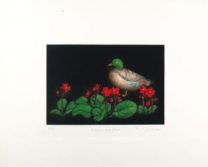 織田繁「花と鳥」