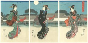 Hiroshige I / 東都本郷月之光景 【復刻版】 [東都本郷月之光景 【復刻版】]