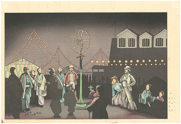 Kiyochika “Pictures of Famous Places in Tokyo / The Gas Exhibition Pavilion at the National Industrial Exhibition【Reproduction】”