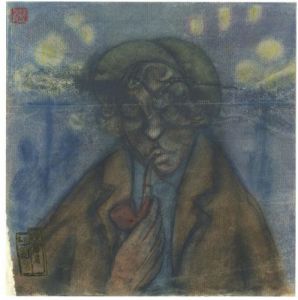 Kawakami Sumio / Painting : The Gambler
