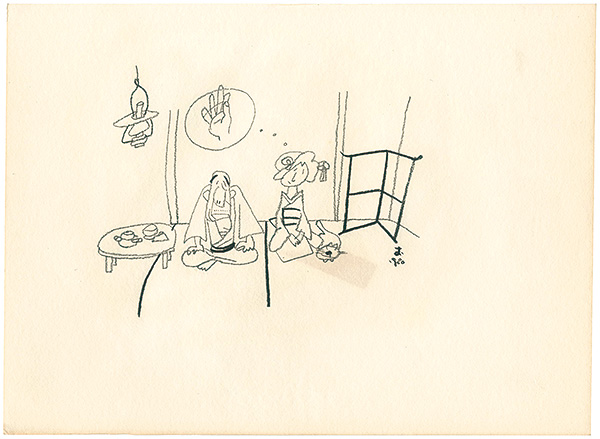 Oba Hiroshi “自筆画稿”
