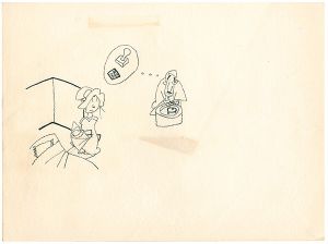 Oba Hiroshi / 自筆画稿