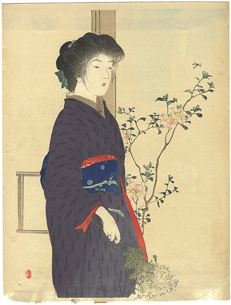 Kaburaki Kiyokata “Kuchi-e Print”
