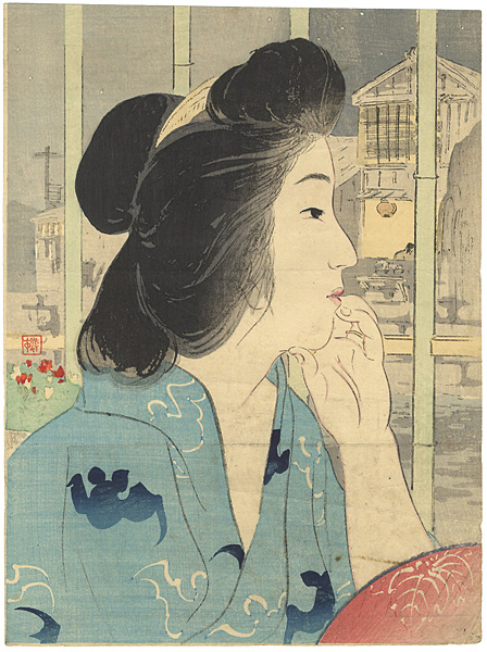 Kaburaki Kiyokata “Kuchi-e Print”