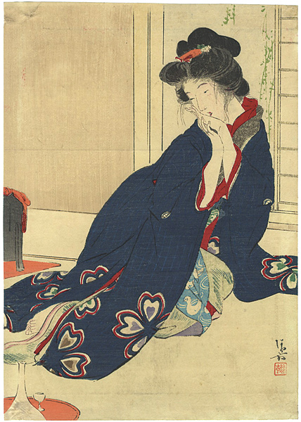 Kaburaki Kiyokata “Kuchi-e Print”