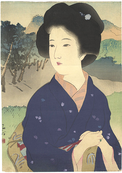 Kaburaki Kiyokata “Kuchi-e Print”