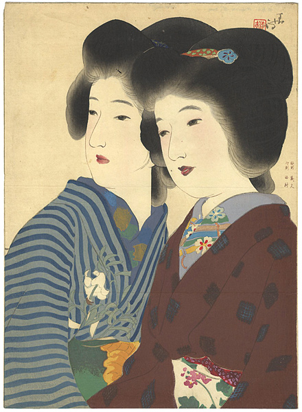 Kaburaki Kiyokata “Kuchi-e Print”
