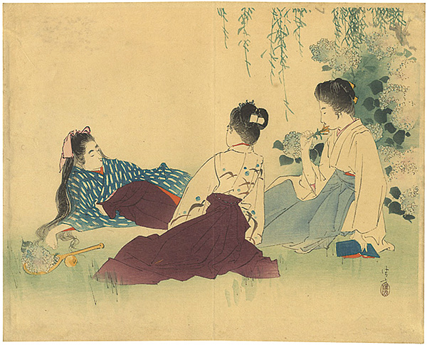 Kaburaki Kiyokata “Kuchi-e Print”