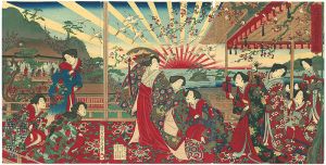 Chikanobu / Nobility Entertaining on Penglai Island [蓬莱館高貴の遊]