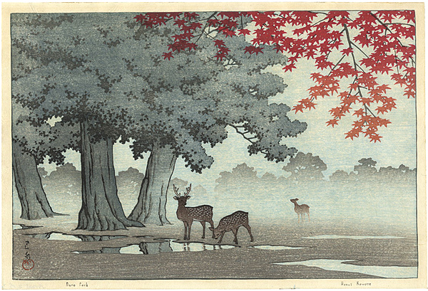 Kawase Hasui “Nara Park”