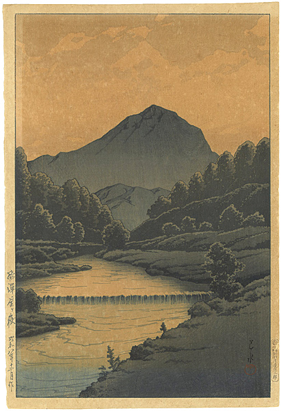 Kawase Hasui “Mount Kamaga, Hida”