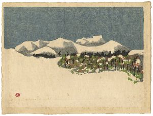 Azechi Umetaro / Highland Snow Scene