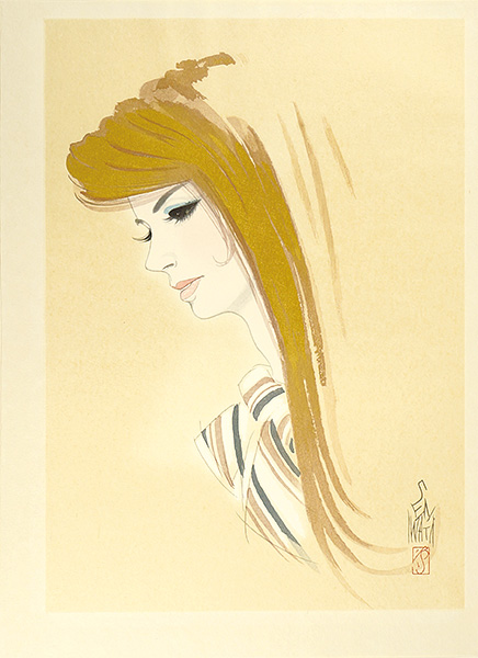 Iwata Sentaro “Compilation of Masterpieces of Bijin Woodblock Prints / Blonde”
