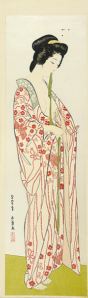 Hashiguchi Goyo “The Woman Who Wears Nagajuban ”