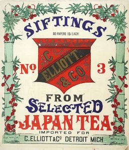 Unknown / Labels on Exported Japanese Teas [輸出茶箱用蘭字ラベル]