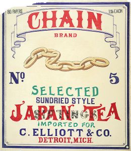 Unknown / Labels on Exported Japanese Teas [輸出茶箱用蘭字ラベル]