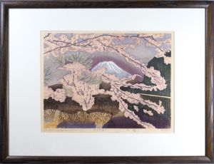 Hagiwara Hideo / Thirty-six Views of Mt.Fuji / Flowering Haze