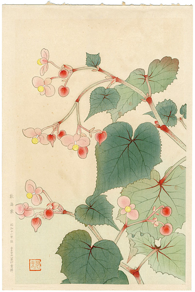 Fukuda Suiko “秋海棠”