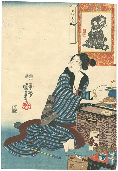 Kuniyoshi “Women as 7 Lucky Gods / Benten”