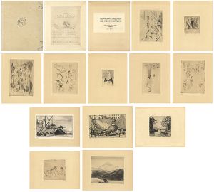  Die Reise nach Japan Zwölf Original-Radierungen.