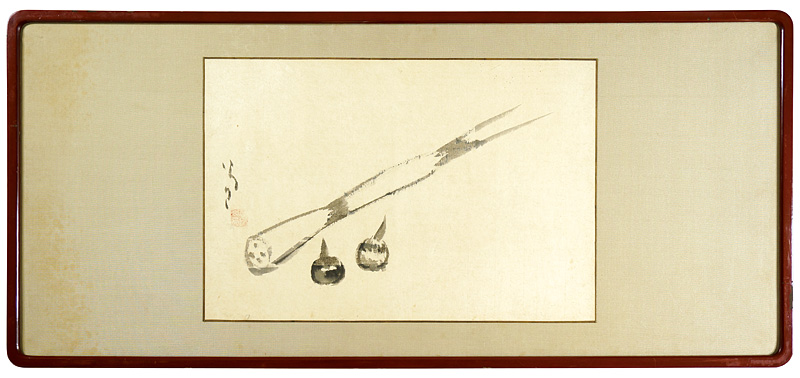 Takehisa Yumeji “Lotus Root and Sagittaria Rhizome”