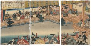 Sadahide / 東山殿猿楽興行図 [東山殿猿楽興行図]