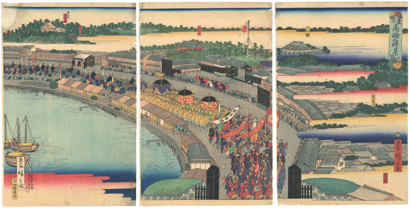 Hiroshige III “東京高輪之勝景”