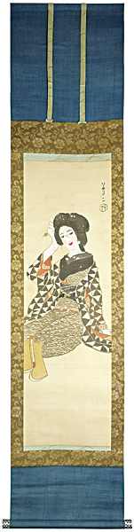 Takehisa Yumeji “Scroll Painting : Beauty”