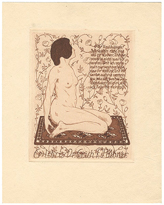 Erich Hubner “Ex Libris”
