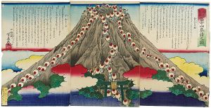 開化舊弊冨士山参詣之図