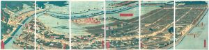 Sadahide / Revised Panoramic View of Yokohama [再改横浜風景]